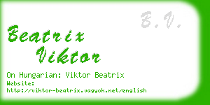 beatrix viktor business card